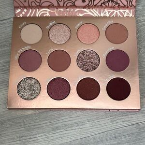 NWOT Colourpop Eyeshadow Palette - Cream, Gold, Pink, Brown, Purple Shades